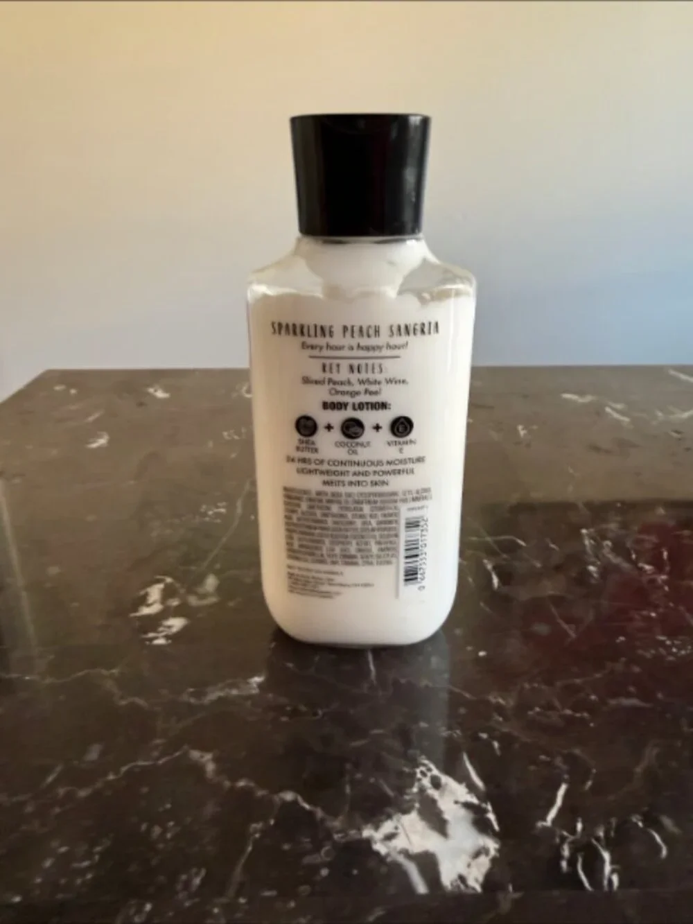 Bath and body works sparkling peach sangria lotion